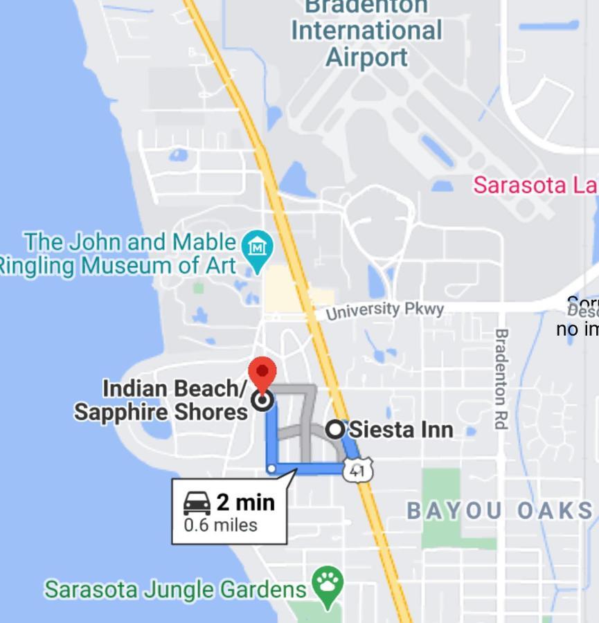 Siesta Inn Sarasota - Indian Beach ภายนอก รูปภาพ